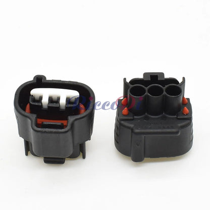 DJ7035CB-2.2-21 DS-BA-3F-B 3 Holes 2.2mm Waterproof Female Connector Pressure Sensor Plug with 15cm Wires