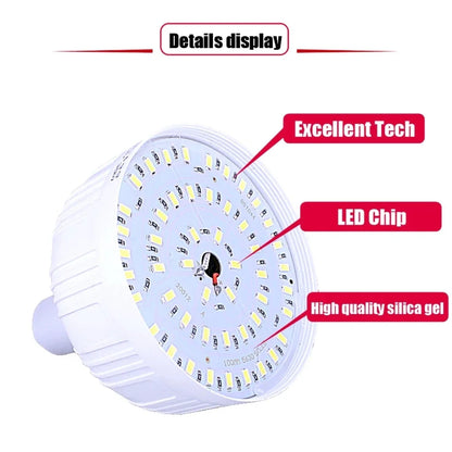 160W LED Camping Light Multifunctional USB Rechargeable Lamp Portable Tactical Flashlight for Outdoor Fishing Emergency Lanterns