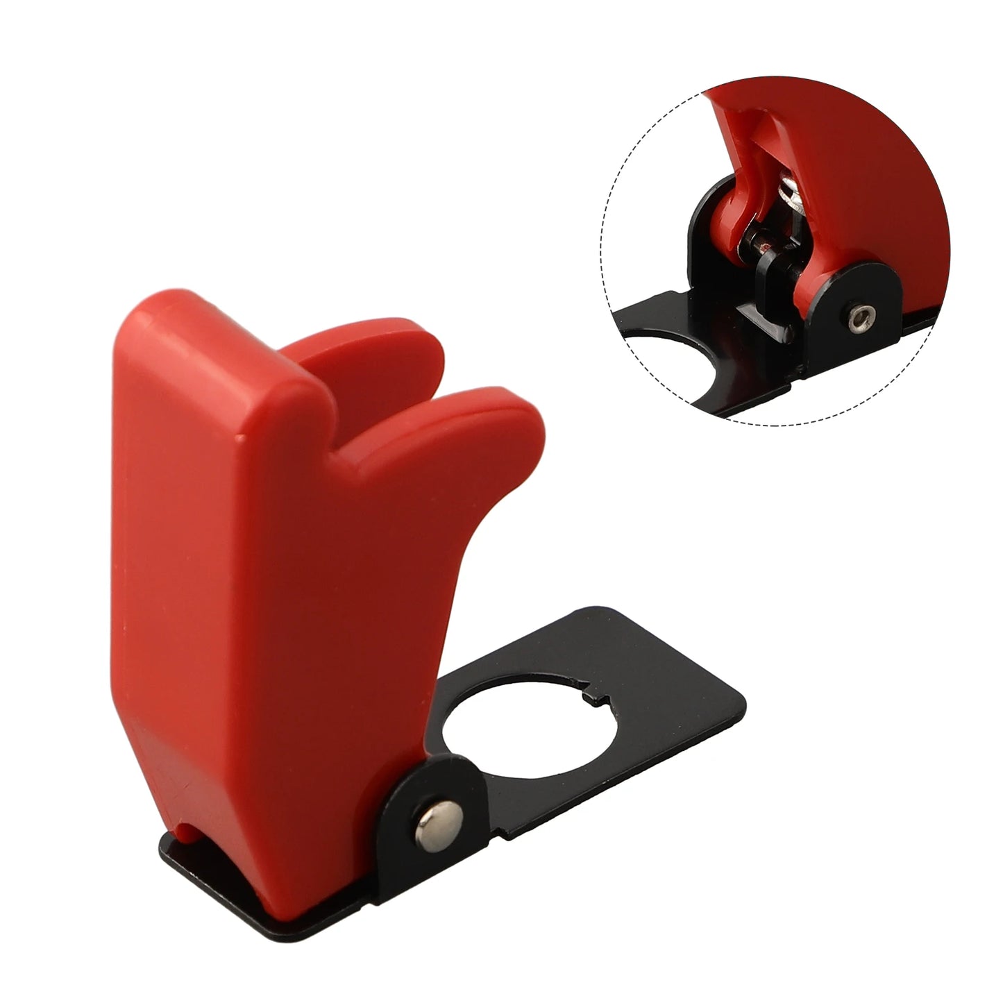 Car Dashboard For Toggle Switch Cover with 12V LED Illumination and Missile Flick Protective Cover for Vehicle Switches