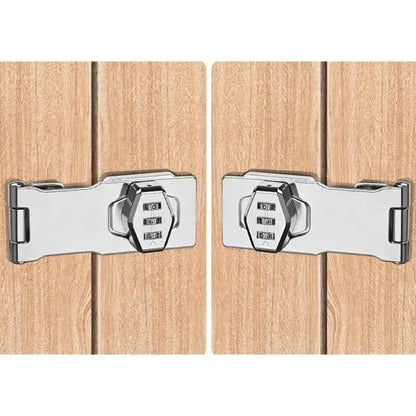 3-Digit Combination Password Lock Security Door Bolt Cabinet Password Lock Drawer Lock Anti-theft Household Cabinet Hardware