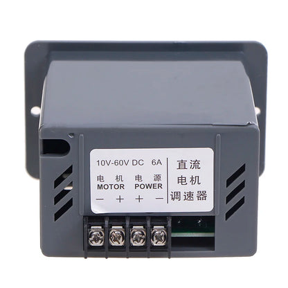 New 12V 24V 36V 48V PWM DC Motor Speed Controller Reversible Switch 6A Regulator