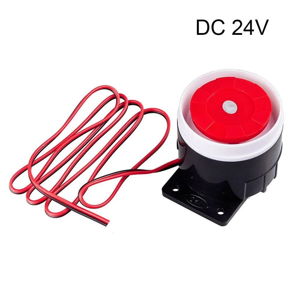 Home Security Loud Siren 120dB with DC 12V and 24V Power Support Indoor Alarm for Offices Warehouses and Shopping Centers
