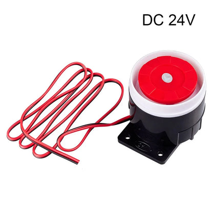 Home Security Loud Siren 120dB with DC 12V and 24V Power Support Indoor Alarm for Offices Warehouses and Shopping Centers