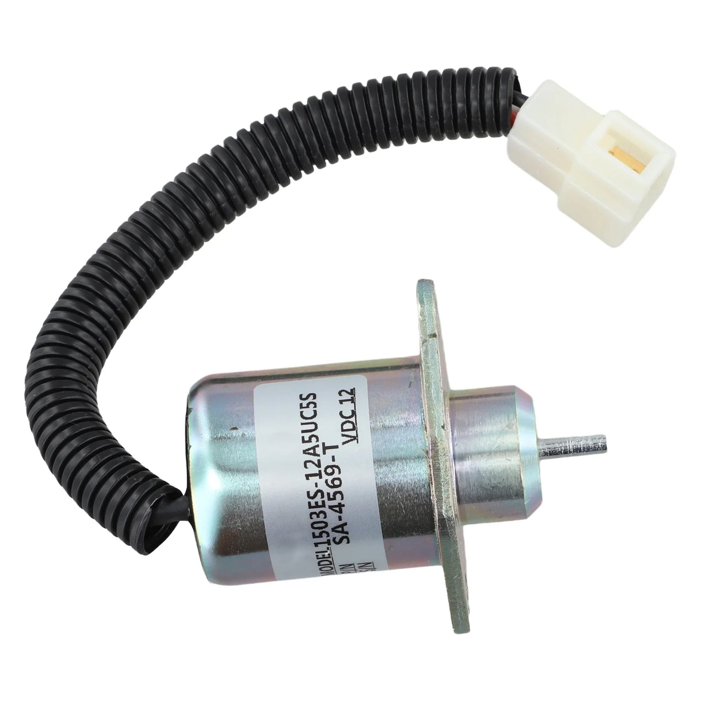Excavator Replacement 12V Flameout Valve Rigorous Testing Standards Flameout Solenoid Valve Connector Construction Site