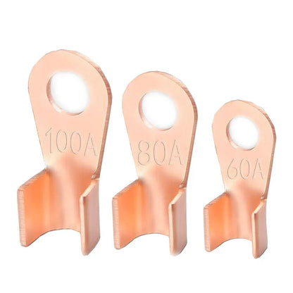 OT Copper Terminal 60A–200A Cable Connector Open Crimp Lug Terminal Block