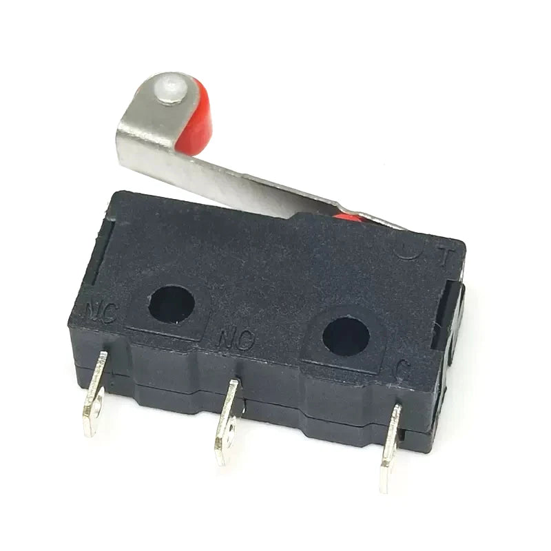 2pcs Micro Roller Lever Limit Switch KW12-3 KW11-N Normally Open/Close