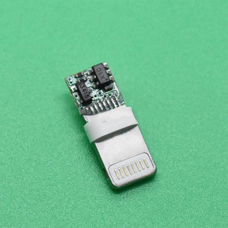 Lighting chip fast charging plug DIY only charging contor male mobile phone data cable lightning shell
