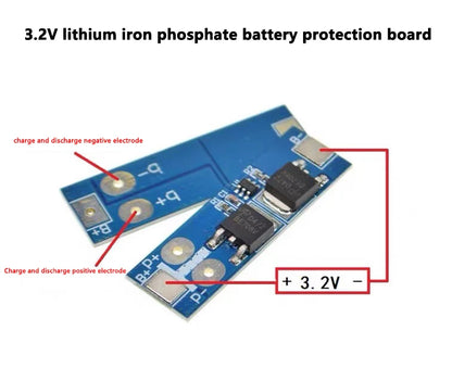 3PCS 1S LiFePO4 / Lithium Battery Protection Board BMS 12A–24A with Short Circuit and Overcharge Protection