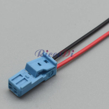 2 Pin Automotive Door Light Socket Audio Tweeter Connector Plug Compatible with B-14525-1 9-968554-1 9-968554-1A 8-1452577-1A