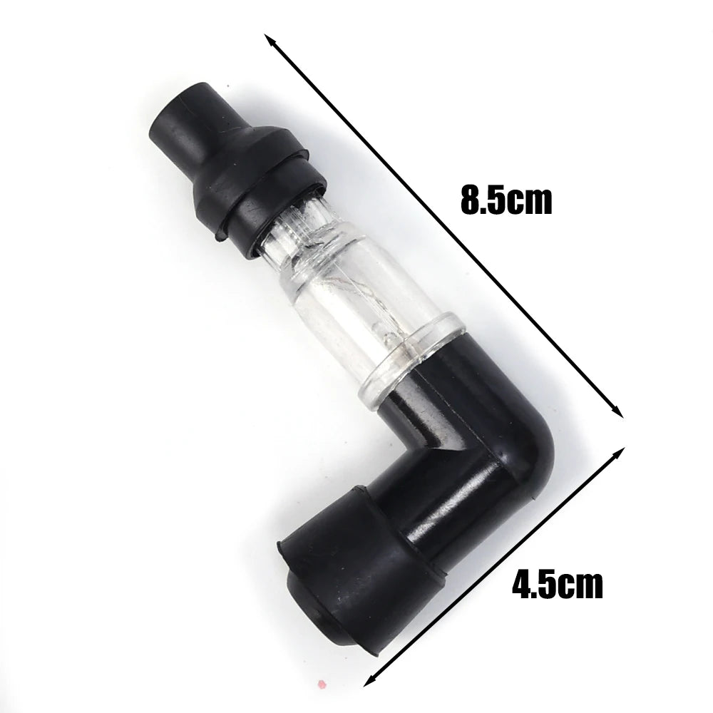 Motorcycle Ignition Spark Plug Cap – Universal High-Pressure Elbow Spark Plug Cap for Motorcycle Modification Accessories