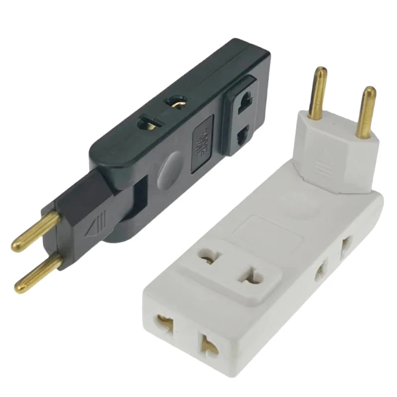 180 Degree Plug Adapter Travel Aadapter 4 In 1 Wall Outlet Extension EU Electrical Socket Portable Power Converter