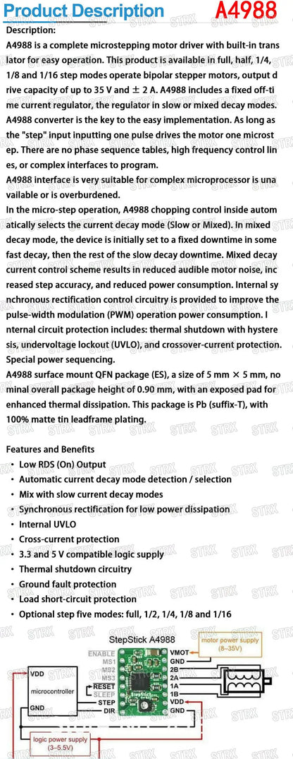 CNC Shield V3/V4 Expansion Board Kit with DRV8825/A4988 Stepper Drivers for Arduino NANO/UNO R3