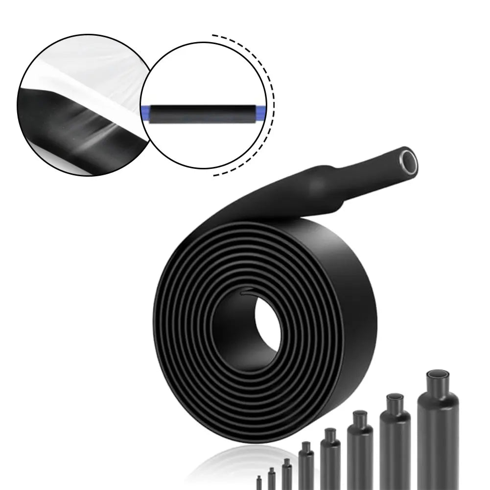 8PCS Heat Shrink Tubing Set 4:1 Heat Shrink Tubing Set 1.5M Heat Shrink Tubing 4|6|8|12|16|20|24|32MM Heat Shrink Tubing