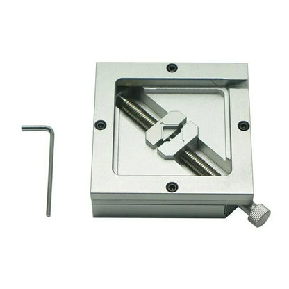 BGA Reballing Kit 90mm Reball Station Fixture Jig with Universal PCB Stencil Templates and Clamp CNC Tool