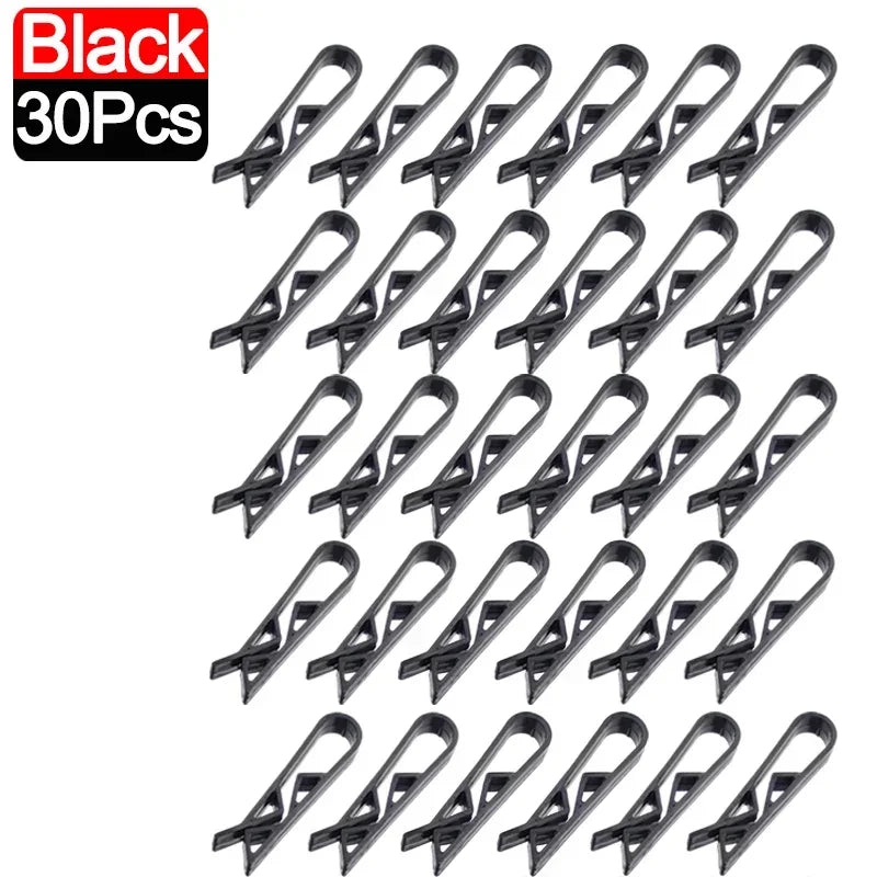 2-50pcs Waste Basket Can Fixation Clip Rubbish Bag Clips Practical Garbage Bag Anti-Slip Holder Clamp Snack Bag Sealing Tools