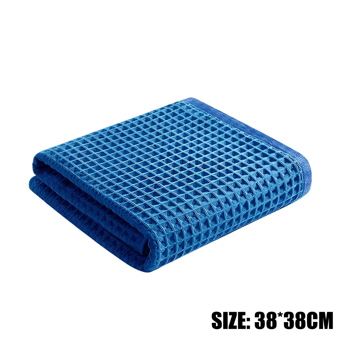 Car Wash Towel Glass Cleaning Water Drying Microfiber Window Clean Wipe Auto Detailing Waffle Weave for Kitchen Bath Home Office