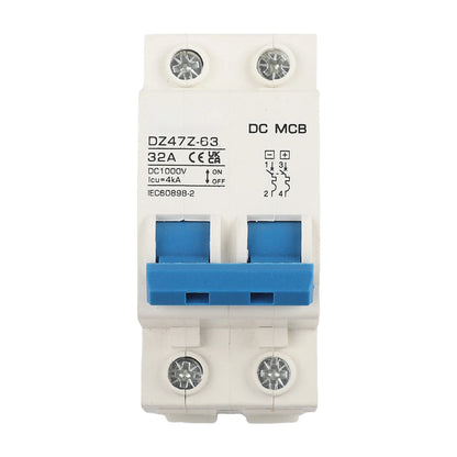 DC Power Supply 1000V Isolator Rated Current 32A Dc Circuit Breaker For Solar System Power Distribution Facilities