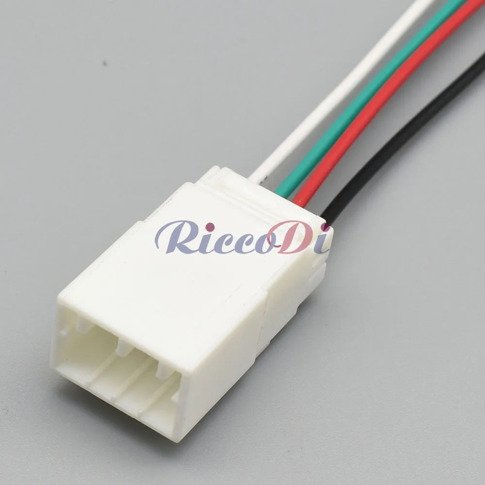 4 Pin Waterproof Connector 174929-1 174922-1 DJ7044Y-1.8 PA66 Black White Male Female