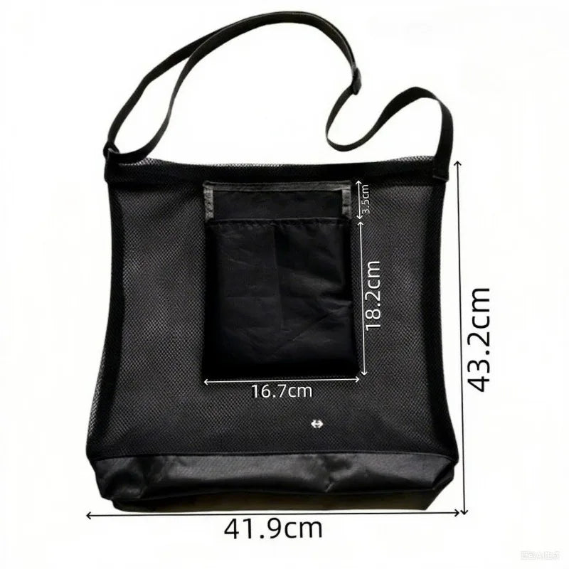 Mesh Mushroom Foraging Bag with Adjustable Shoulder Strap