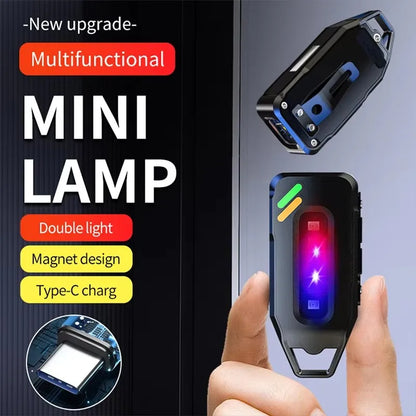 Portable LED Flashlights Rechargeable Work Light COB Magnetic Floodlight with Pen Clip Headlamp Outdoor Camping Fishing Torch