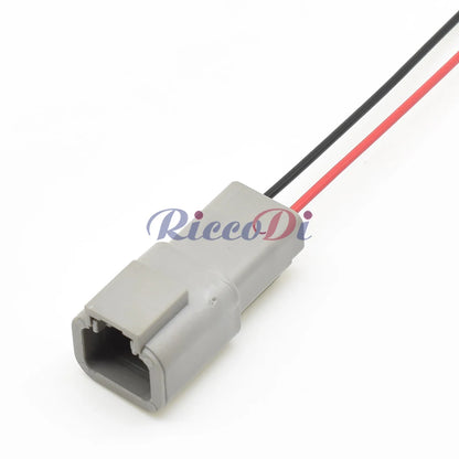 2 Pin 2.3mm DTP Series Waterproof Connector DJ70210Y-2.3-11/21 PA66 Male Female Automotive