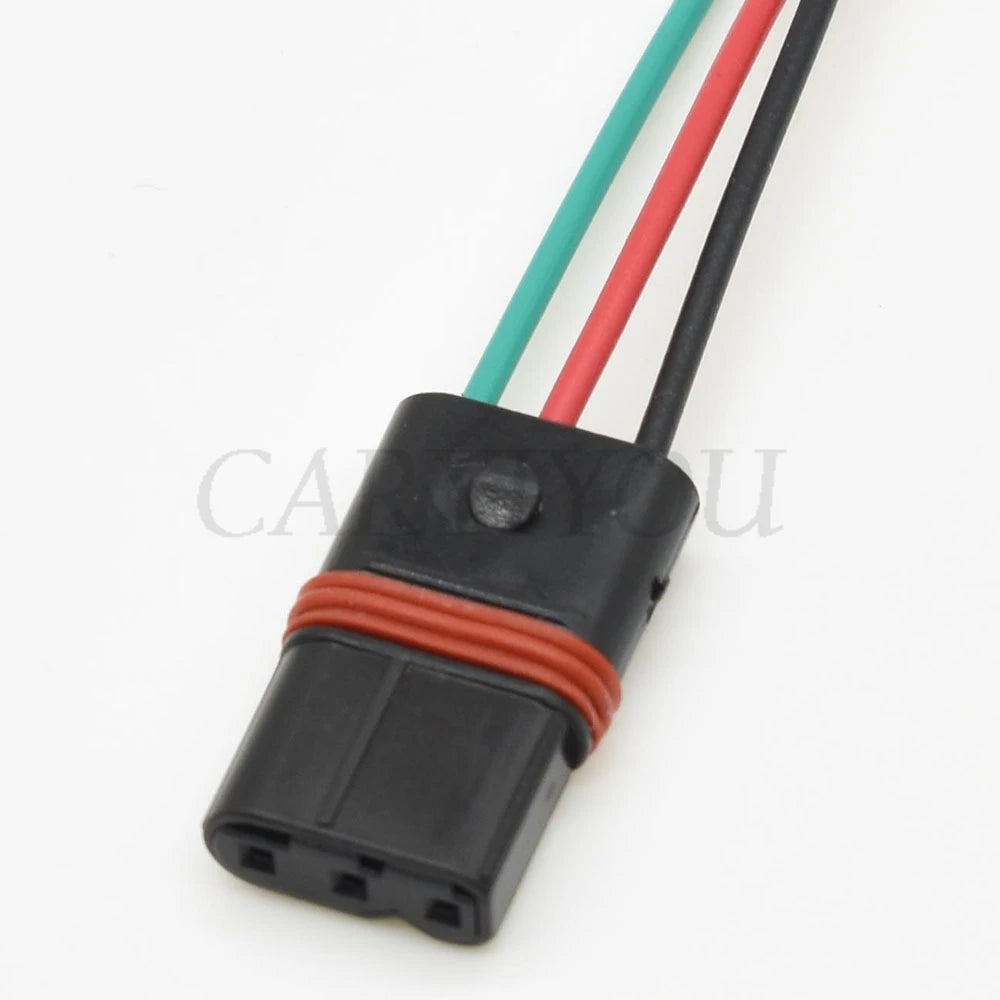 3-Pin 0.6mm Camshaft Position Sensor Connector DJ7032W-0.6-21 Automotive Injector Plug with 15cm Wire