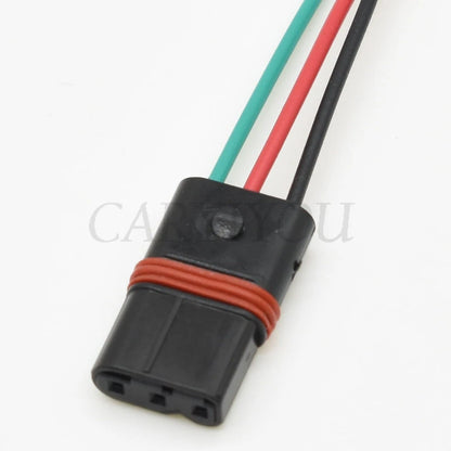 3-Pin 0.6mm Camshaft Position Sensor Connector DJ7032W-0.6-21 Automotive Injector Plug with 15cm Wire