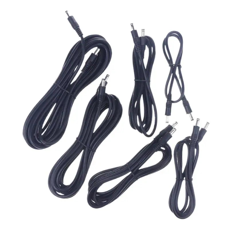 Male Plug to Male Power Supply Adapter Wire for LED Light Speaker J60A DC5521 to DC5521 Cable 18AWG DC5.5mm x 2.1mm