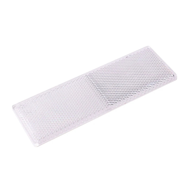 Truck Trailer Rectangle Reflective Tape Stickers – Auto Safety Night Warning Reflector (Red/White, 1/2/4pcs)
