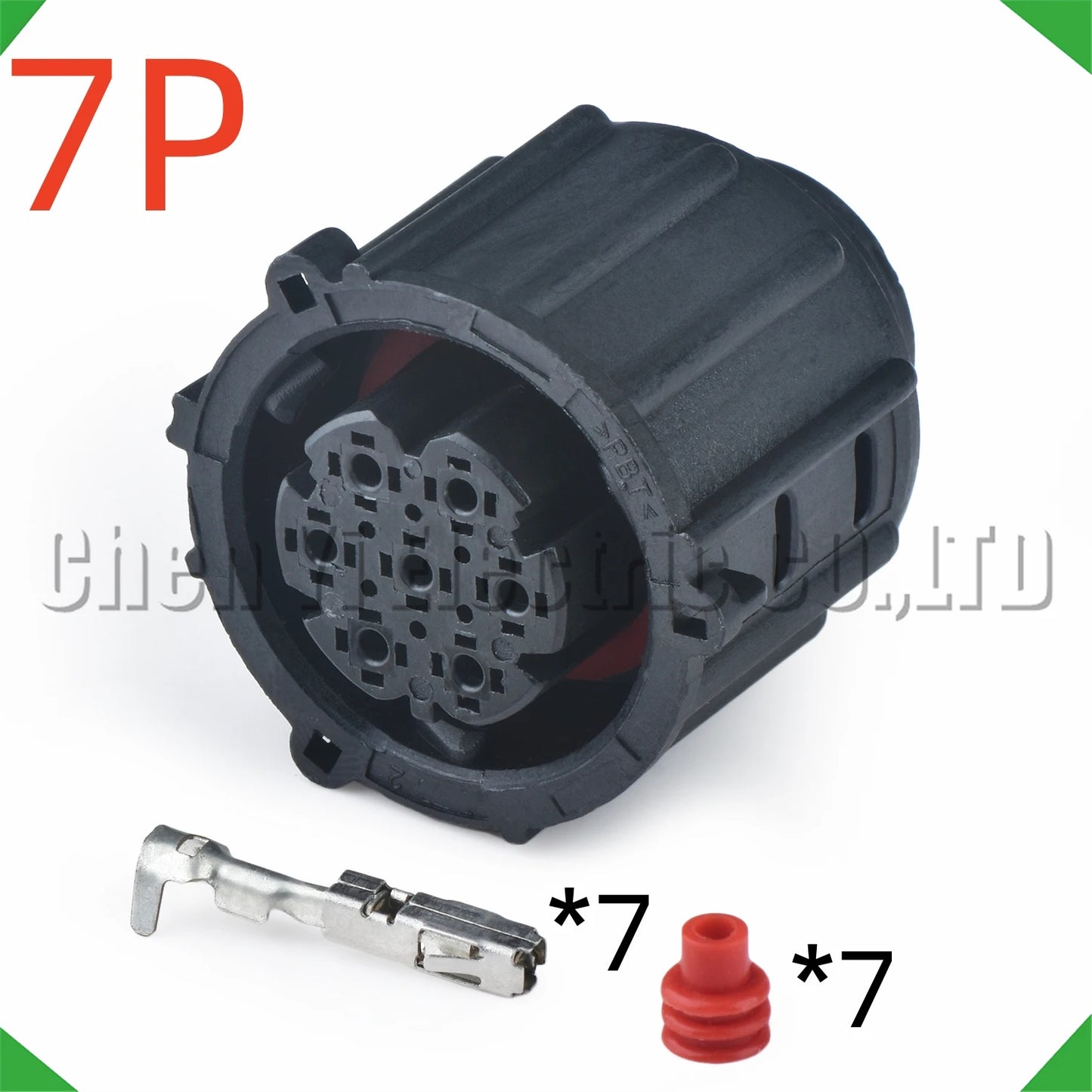7 Pin Automotive Headlight Connector – Wire Harness Plug 18369.062.000 / 18369062000 for C7H & G7S