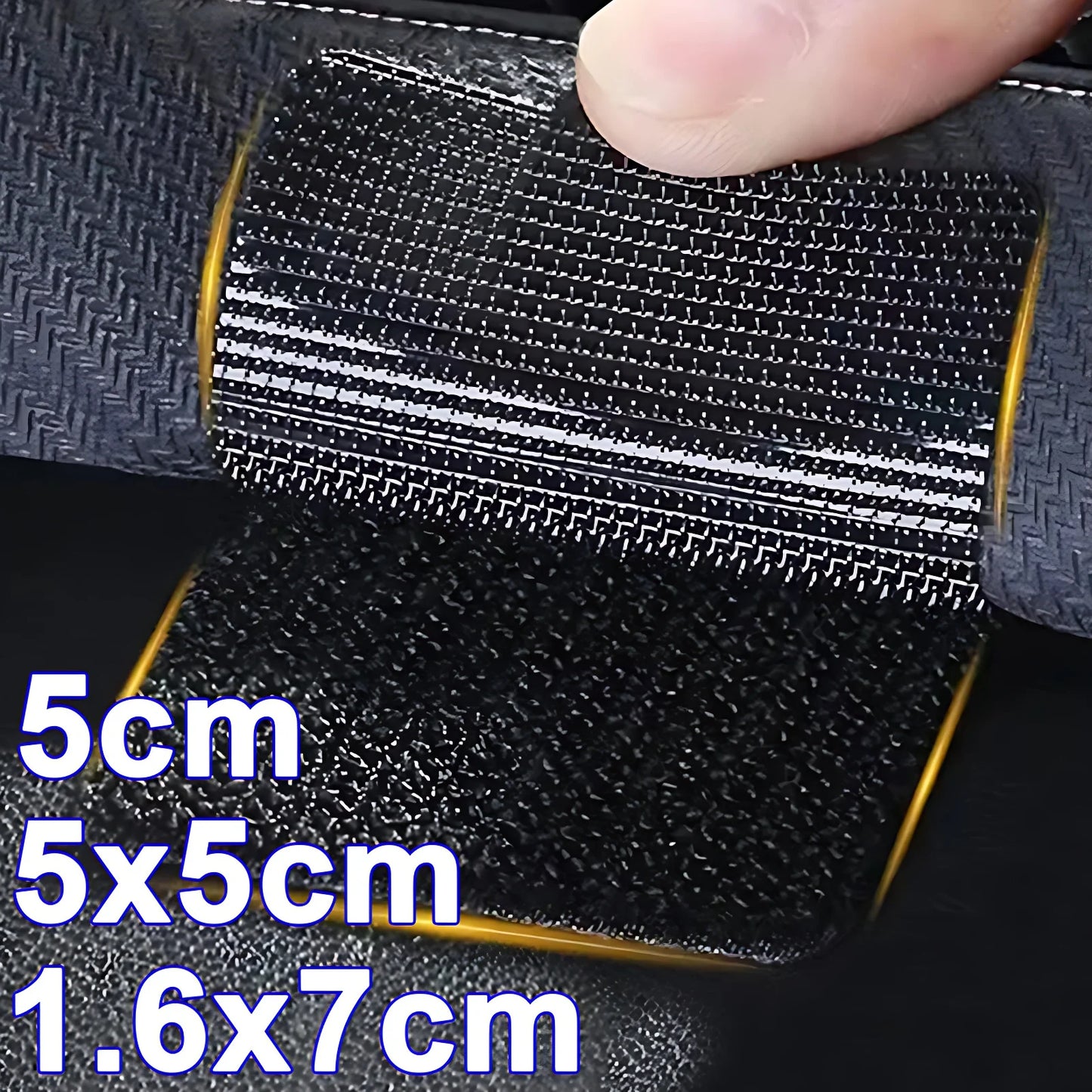 2/100pcs Double Sided Carpet Fixing Stickers High Adhesive Anti-Slip Floor Mat Grip Tape