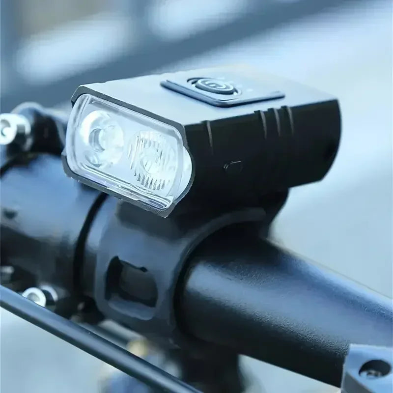 Rechargeable Bike Light Front Light Taillight Mini Night Safety Warning Lantern Bicycle Accessories for Night Outdoor Cycling