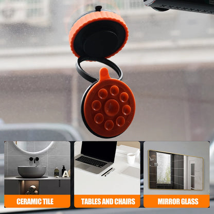 Vacuum Suction Cup Magnetic Car Phone Holder Mount Stand 360 Rotation Foldable Dashboard Windshield Support for Smartphone GPS