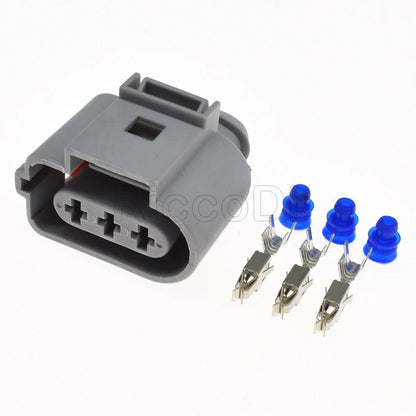 3-Pin 3.5mm Waterproof Fog Lamp & Crankshaft Sensor Connector 1J0973723G DJ7035B-3.5 for VW