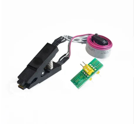 SOIC8 SOP8 Test Clip with Adapters | In-Circuit Programming Tool for EEPROM 93CXX 25CXX 24CXX Chips