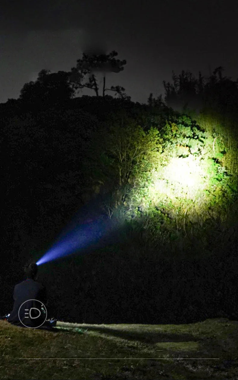 LED Induction Mini Strong Light Headlight Charging Work Light Waterproof Outdoor Multifunctional Camping Light Fishing Light