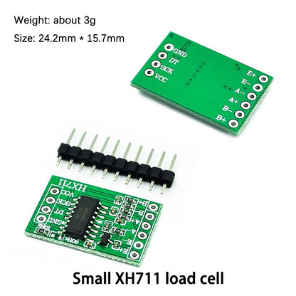 Small Range Weighing Pressure Sensor Module with HX711AD for 1-20kg Measurement