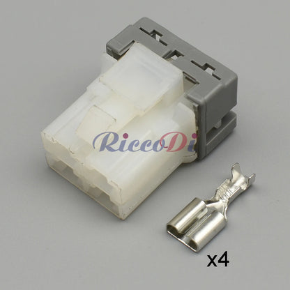 4 Pin Automotive Air Conditioning Heater Blower Resistance Connector Plug DJ7042D-6.3-11/21 for Iveco Baodi Xinyi