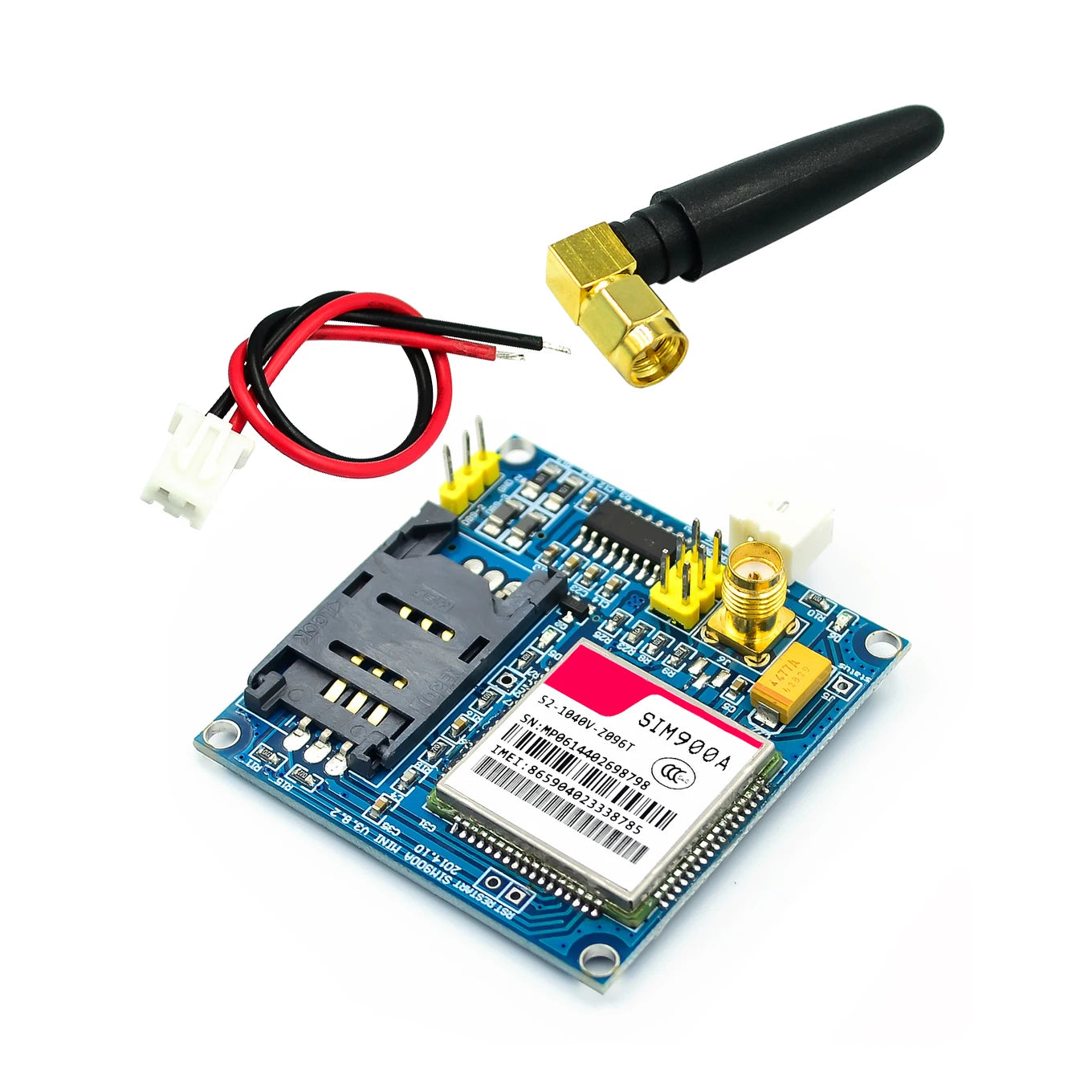 GSM SIM900A V4.0 Wireless Extension Module with Antenna