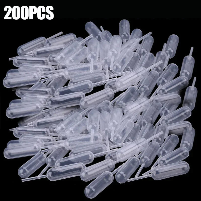 4ml Mini Dropper Pipettes for Cake Decor 50-200PCS