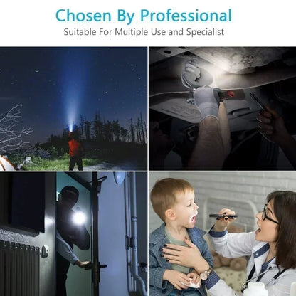 Mini Portable LED Pen Light with Clip Ultra Bright High Lumens Pocket Handheld Flashlight Torch for Camping Outdoor Emergency