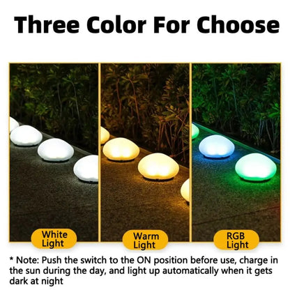 Solar Decorative Frosted Ground Lamp Outdoor Waterproof Garden Light