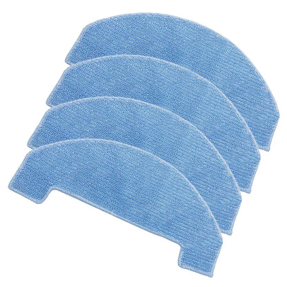 Mop Cloth Kit for ATVEL and For SmartGyro R80 Vacuum Cleaner Microfiber Material Choose Between 4 Pack or 10 Pack