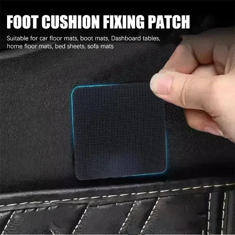 2/100pcs Double Sided Carpet Fixing Stickers High Adhesive Anti-Slip Floor Mat Grip Tape