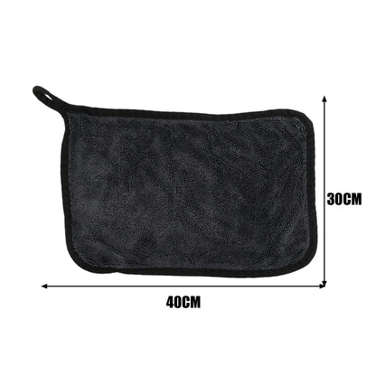 Microfiber Twisted Loop Cleaning Cloth Super Absorbent Car Wash Towel