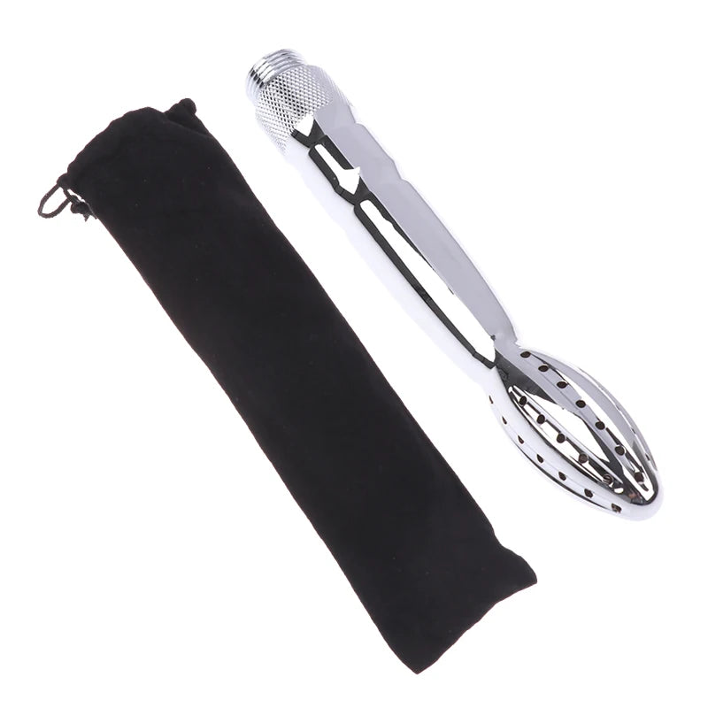 Aluminum Alloy Silver Bidet Anal Enema Shower Head Anus Cleaning Wash Douche Portable Sprayer Thread
