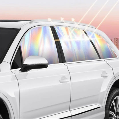 Magnetic Car Side Window Sun Shade Curtains Front/Rear Window Sun Protection Cover UV Blocking Car Privacy Curtain Accessories