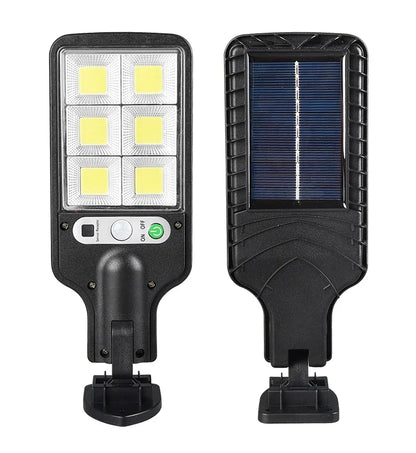Outdoor LED Solar Light 72COB Motion Sensor Solor Wall Lamp with Remote Control 3 Modes for Garden Patio Yard Garage Lighting
