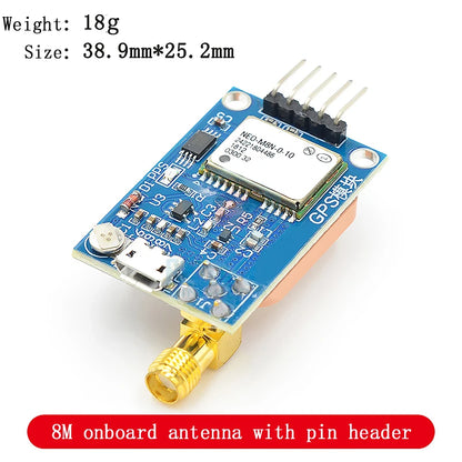 GPS Module NEO-6M/7M/8M Micro USB Satellite Positioning for Arduino STM32