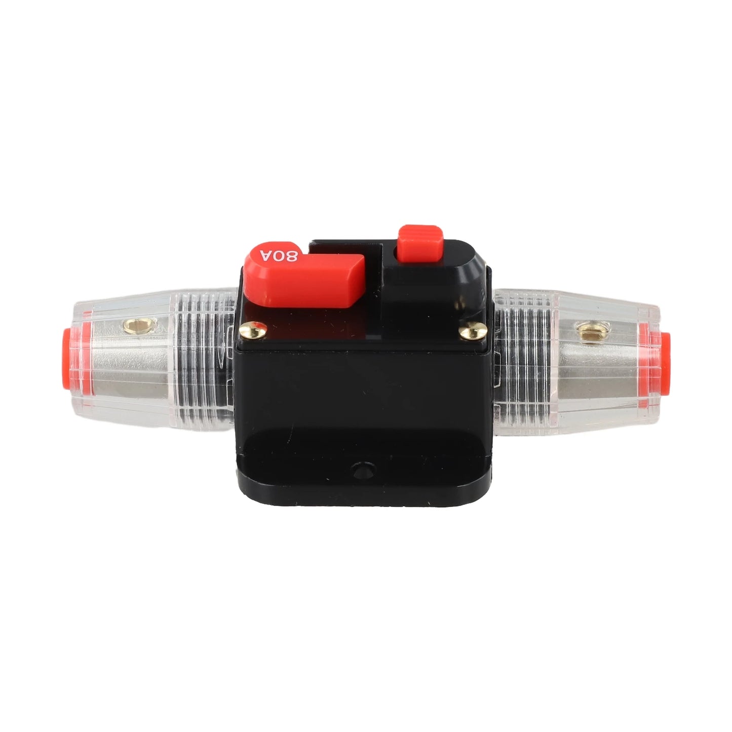 12V-24V DC Auto Inline Fuse Breaker Battery Safety Audio System Protection Overload Protection Device Temperature Resistance